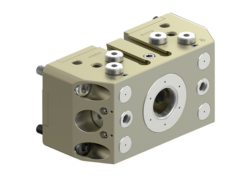 Miniature coupling for pallet handling with small robots